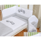 Conjunto de cama bebé  5 elementos Coruja